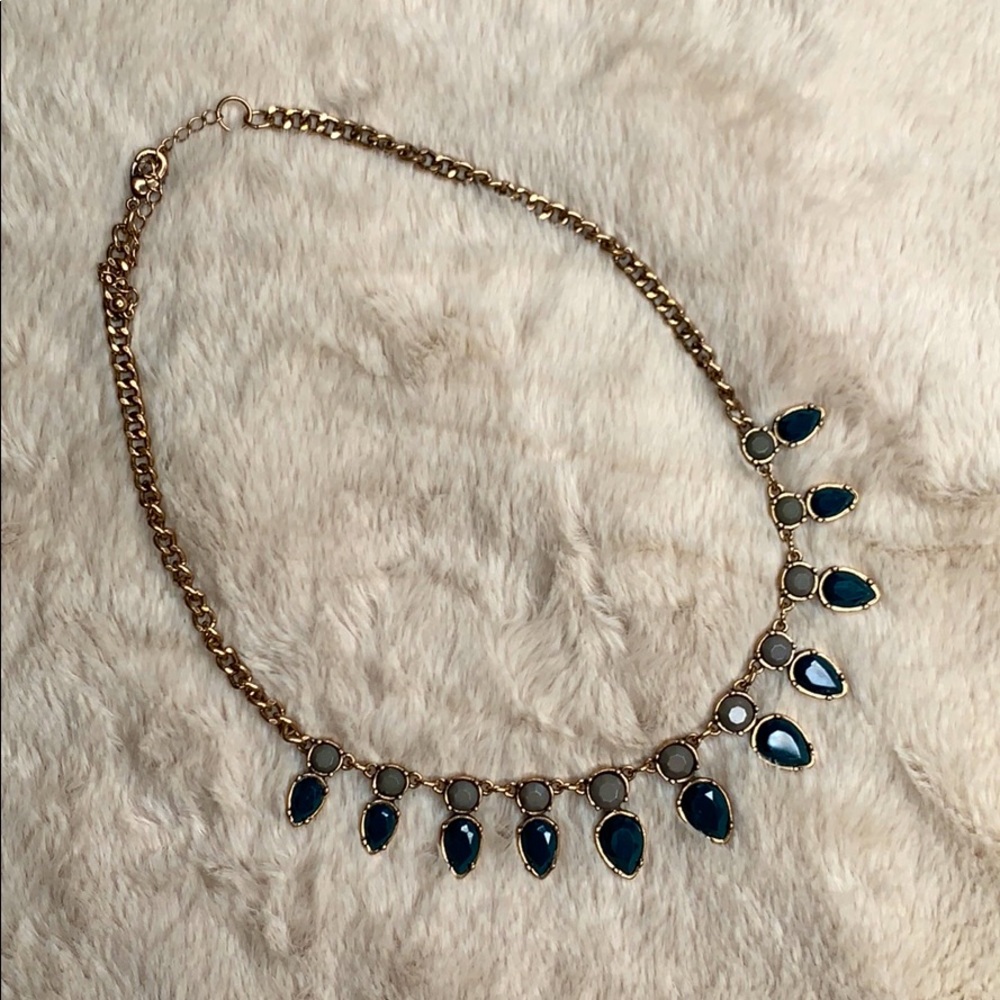 Gold and Green Necklace
